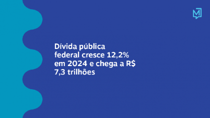 Dívida pública federal cresce 12,2% e chega a R$ 7,3 tri em 2024