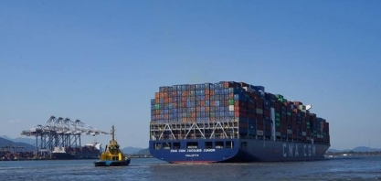 Exportação cai em relação a janeiro de 2024, mas é a 2ª maior da série