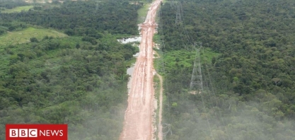A estrada construída para a COP30 em Belém que vai desmatar a Amazônia