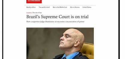 Moraes se torna imagem da Justiça brasileira no exterior