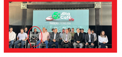 Faesp: Presidente sub judice assiste abertura de evento de café da 2ª fila