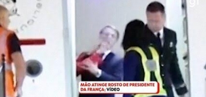 Mão de Brigitte na cara de Macron constrange governo francês; veja vídeo