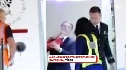 Mão de Brigitte na cara de Macron constrange governo francês; veja vídeo