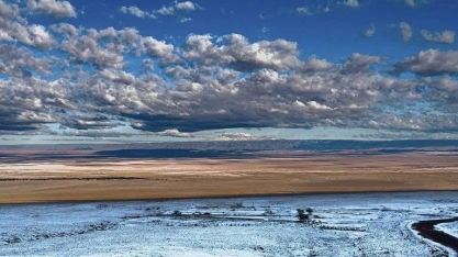 Neva no deserto do Atacama, no Chile, o mais árido do mundo