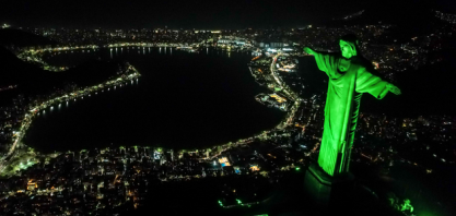 Sandices e fake news: Cristo de “verde” para evento de mulheres do agro