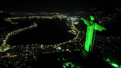 Sandices e fake news: Cristo de “verde” para evento de mulheres do agro