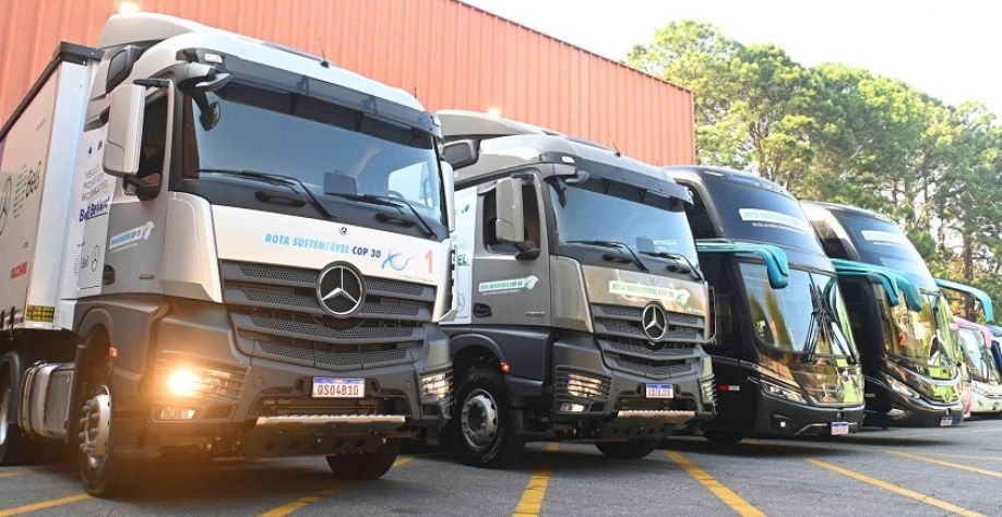 Mercedes faz nova aposta em biodiesel para caminhões e ônibus