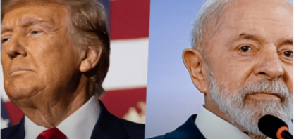 Lula pede fim do tarifaço; Trump diz que dois países vão se dar bem juntos