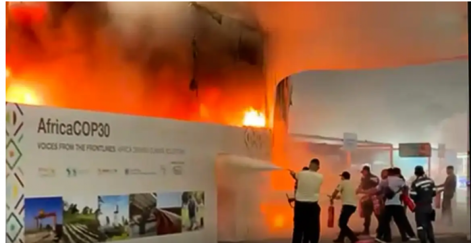 Após incêndio, ONU diz que local da COP agora é responsabilidade do Brasil