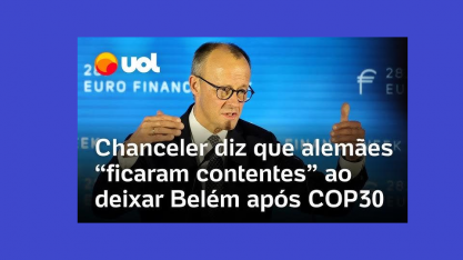 Primeiro-ministro alemão diz ter ficado feliz ao ir embora de Belém 