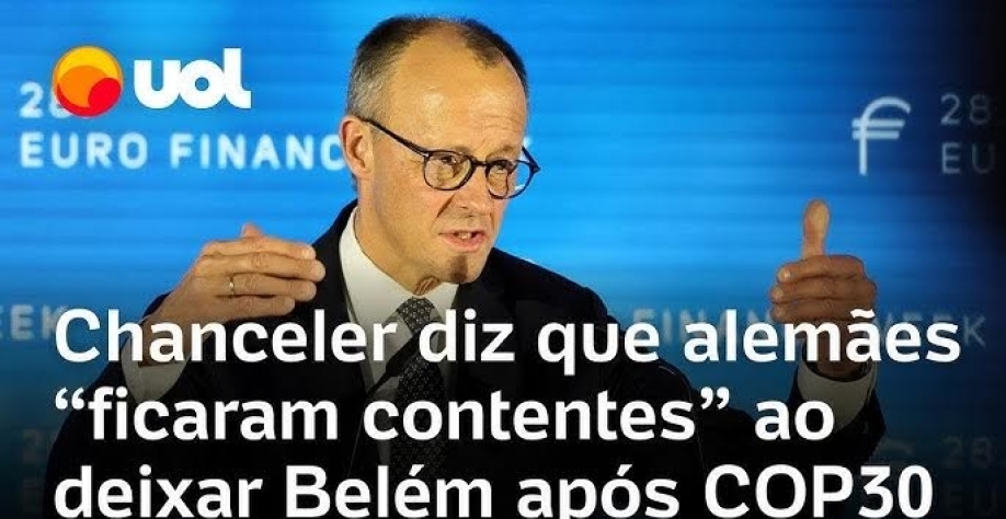 Primeiro-ministro alemão diz ter ficado feliz ao ir embora de Belém 