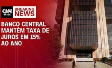 Copom anuncia Selic em 15% ao ano pela 4ª vez consecutiva