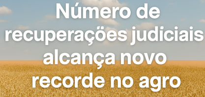 Número de recuperações judiciais alcança novo recorde no agro