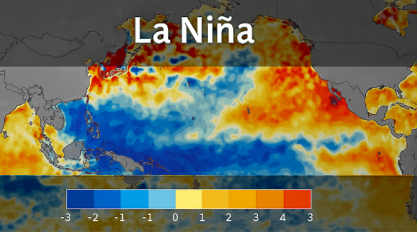 Organização Meteorológica Mundial prevê um La Niña fraco