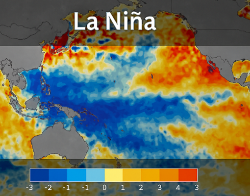 Organização Meteorológica Mundial prevê um La Niña fraco