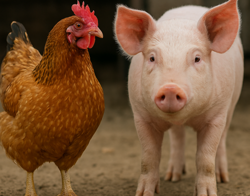 Exportações de carne de frango caem 6,5% em novembro;de carne suína 12,5%