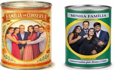 Direita reage a desfile sobre Lula com trend de família em lata de conserva