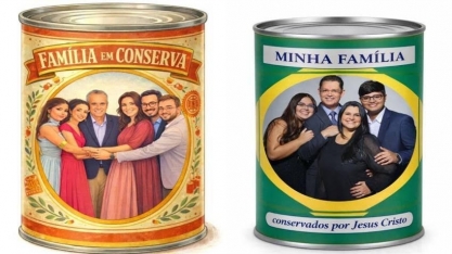 Direita reage a desfile sobre Lula com trend de família em lata de conserva