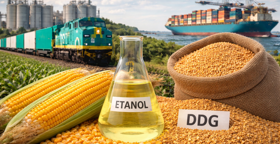 Queda na safra de milho não freia avanço do DDG e impulsiona exportações