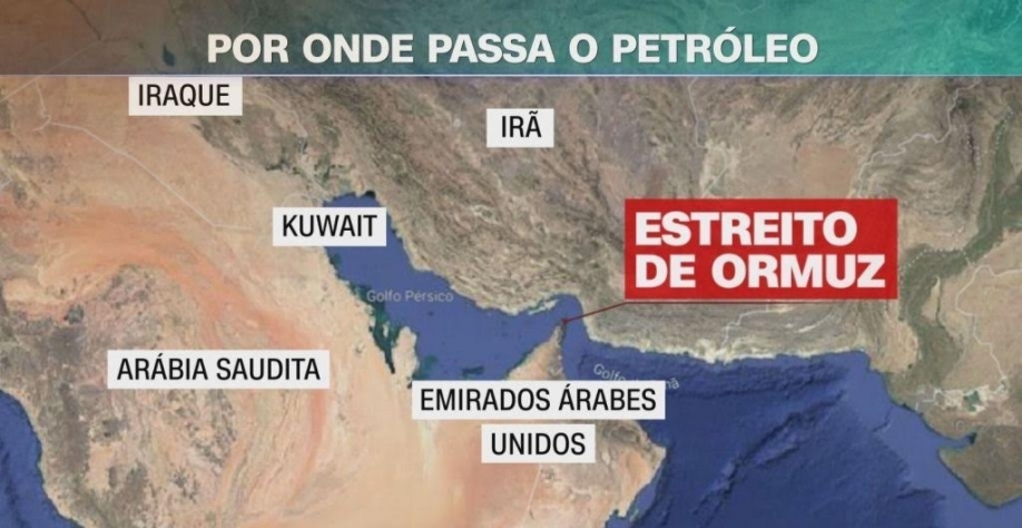 Estreito de Hormuz afeta exportações brasileiras
