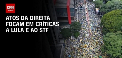 Em ato em SP, Flávio Bolsonaro busca sinalizar unidade com Zema e Caiado