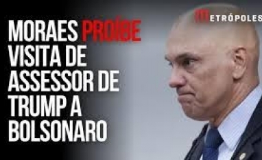 Moraes revê decisão e nega visita de assessor de Trump a Bolsonaro