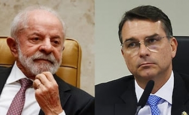 Atlas/Bloomberg: Flávio Bolsonaro tem 47,6% e Lula registra 46,6%
