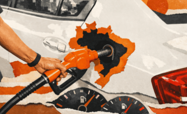 Segundo levantamento da CNN, com base em dados da ANP, esse é o maior valor médio do combustível desde agosto de 2022  • Ilustração gerada por IA       