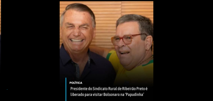 Paulo Junqueira visita o ex-presidente Bolsonaro na Papudinha em Brasília