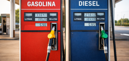 Defasagem da gasolina ultrapassa 70%; de diesel da Petrobras 49%