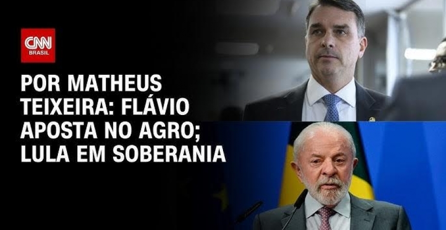 Flávio aposta no agro; Lula em soberania