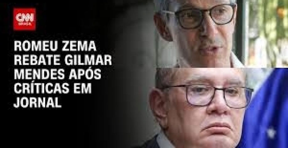 Confronto com Gilmar Mendes alavanca pré-candidatura de Romeu Zema