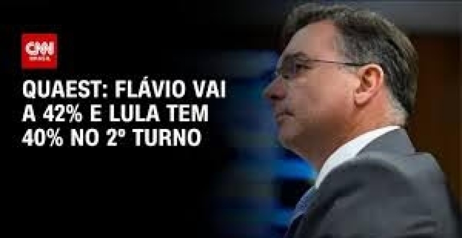 Quaest: Flávio vai a 42% no 2º turno; Lula tem 40%