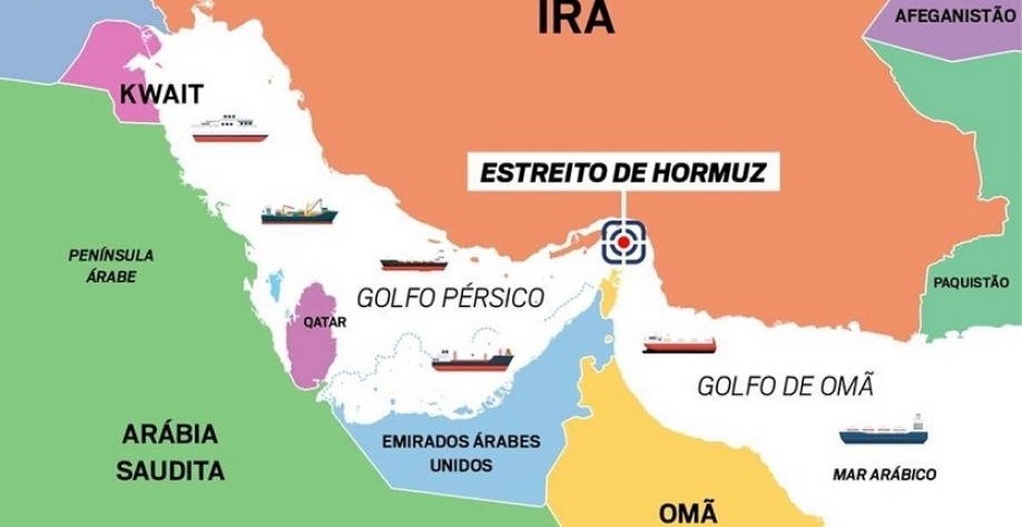 Exportações ao golfo Pérsico caem 31% em março com bloqueio de Hormuz