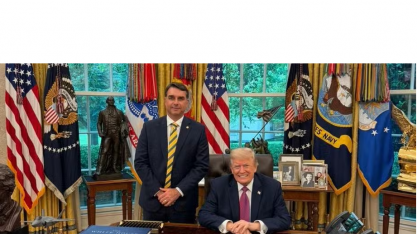Flávio com Trump aposta em debate sobre facções contra caso Master