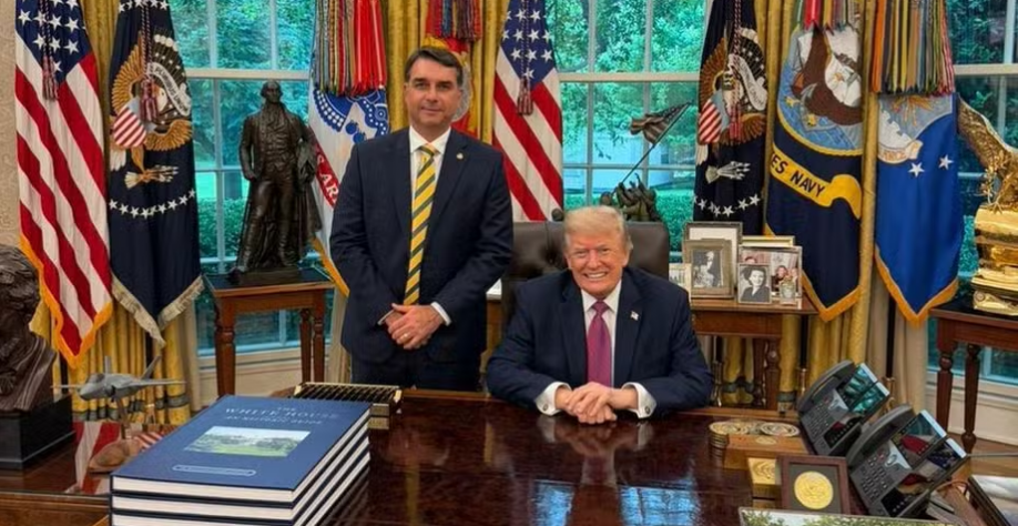 Flávio com Trump aposta em debate sobre facções contra caso Master