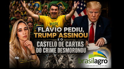 Flávio pediu, Trump assinou e o castelo de cartas do crime desmoronou