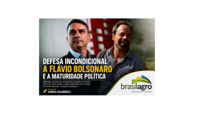 Defesa incondicional a Flávio Bolsonaro e a maturidade política