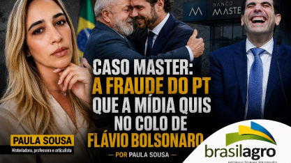 Caso Master: A fraude do PT que a mídia quis no colo de Flávio Bolsonaro
