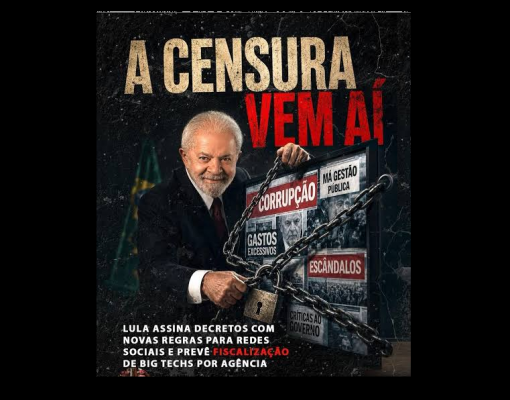 Lula e STF unidos pela censura – Por Lygia Maria
