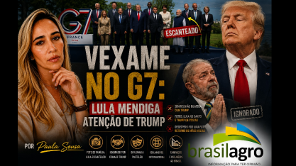 Vexame no G7: Lula mendiga atenção de Trump – Por Paula Sousa