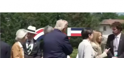 Lula e Trump não se cumprimentam em foto de líderes na reunião do G7