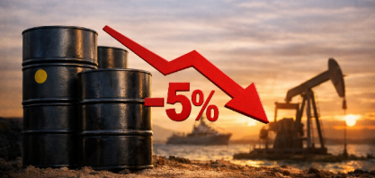 Petróleo cai quase 5% com acordo entre EUA e Irã 