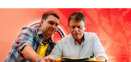 Flávio com Tarcísio acena ao agro e fala em atuar nos EUA contra tarifas