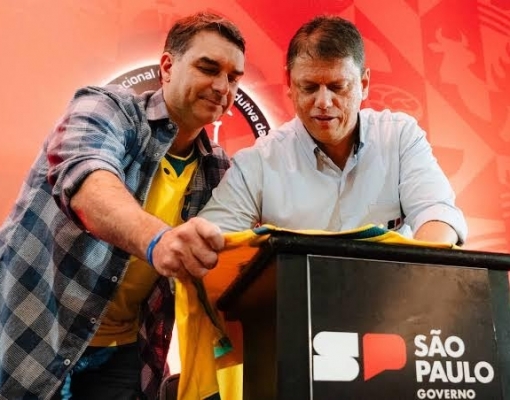Flávio com Tarcísio acena ao agro e fala em atuar nos EUA contra tarifas