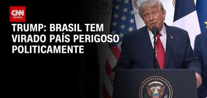 No G7, Trump diz que situação política no Brasil é perigosa