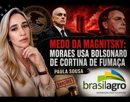 Medo da Magnitsky: Moraes Usa Bolsonaro de cortina de fumaça 