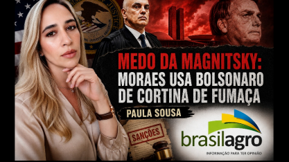 Medo da Magnitsky: Moraes Usa Bolsonaro de cortina de fumaça 
