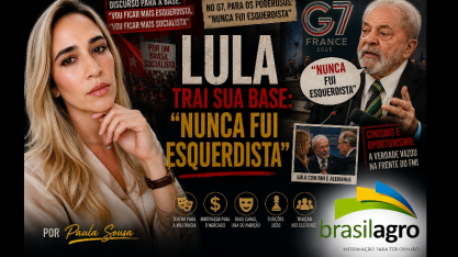 Lula trai sua base: “Nunca fui esquerdista” – Por Paula Sousa