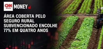 Área coberta pelo seguro rural subvencionado encolhe 77% em quatro anos